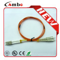 PVC, LSZH, OM3, LC, SC, Plenum del FC Cable de remiendo de la fibra óptica